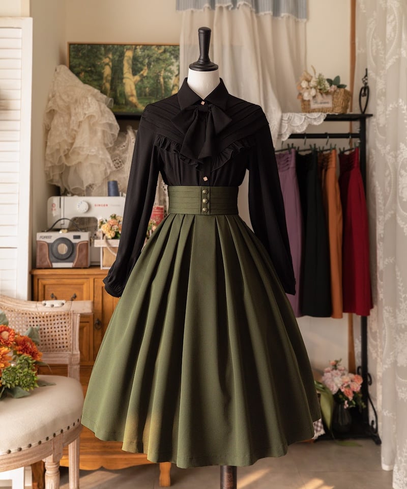 Forest Wardrobe 森林のかご4.0 ボックスプリーツスカート