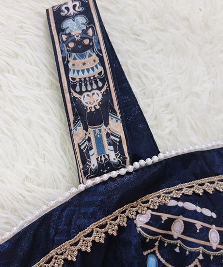 Dusk BASTET （ 黄昏贝斯特）エジプト風ロリィタ ベルト吊りJSK [LO350]