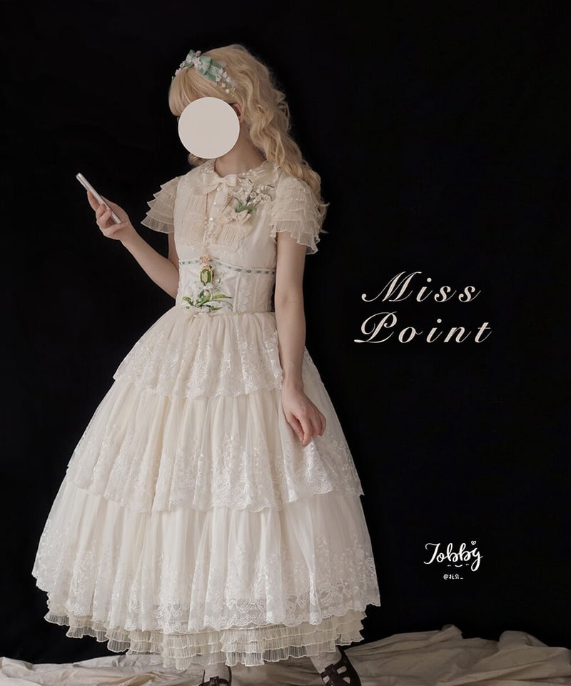 Miss Point 花盛りの私 スズラン柄コルセット [LO438] | Roses on 