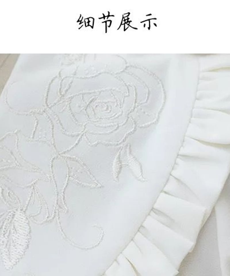 BABY 薔薇レースの半袖ブラウス オフ白 BABY 薔薇レースの半袖ブラウス オフ白 - メルカリ