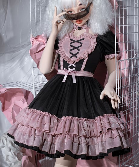 Black Fairy Lolita ラブサイクル ロリィタドレス ワンピース単品 [LO472]