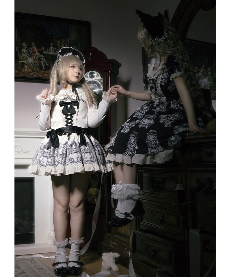 with PUJI / 人形の夜 ロリィタドレス ワンピース [LO1003