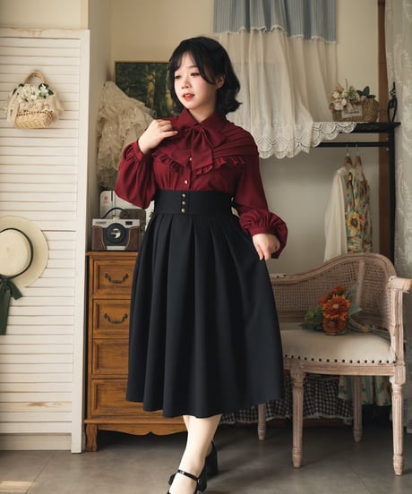 Forest Wardrobe 森林のかご4.0 リボンブラウス [LO950]