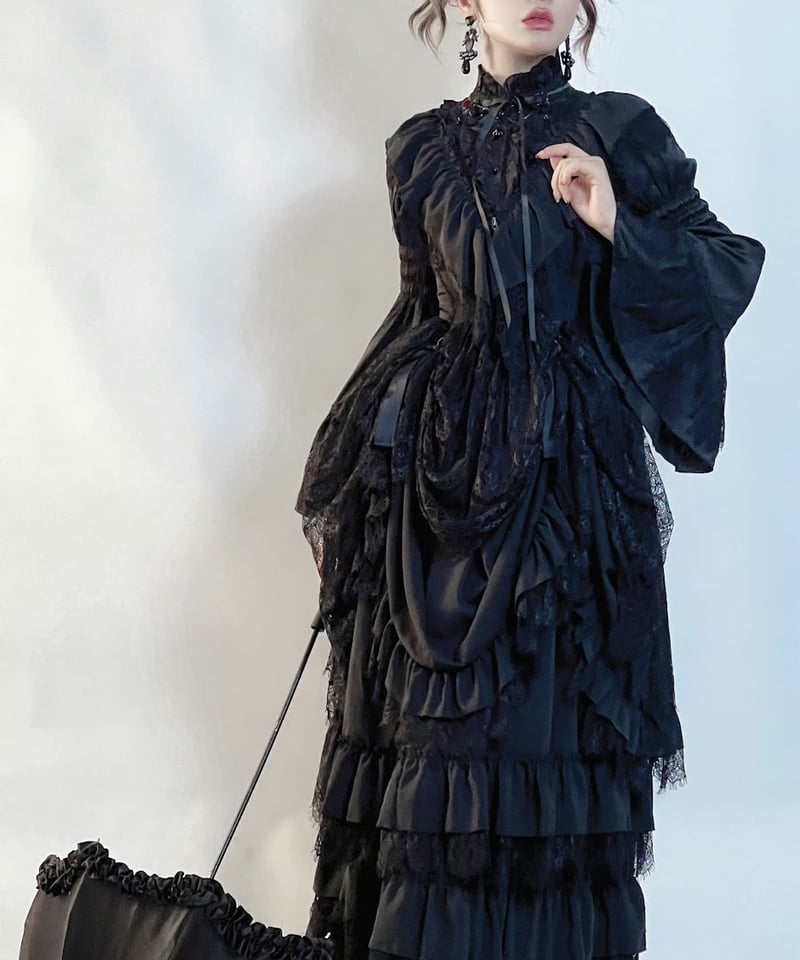 マ*ナ様 ロージーモンスター ギンガムティアードブラウス rosymonster