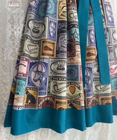 Miss Cube / アンティークラベル カジュアルJSK [LO1012]
