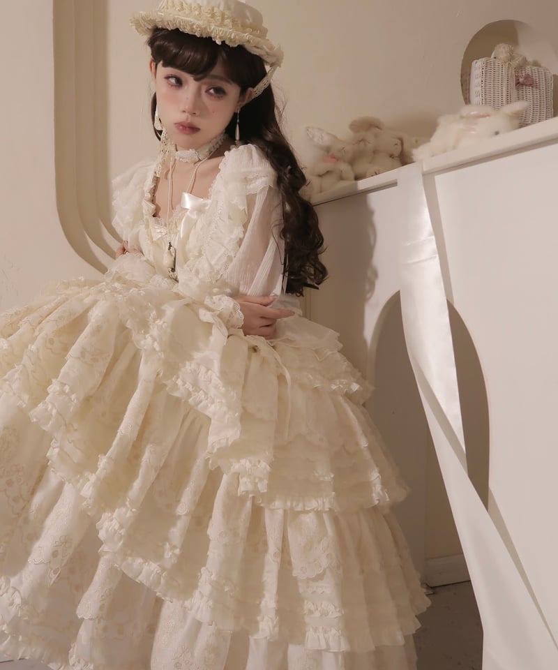 LORETA★サイラ クリスタルドレス【送料込み】 WF Lolita / Miss Flora ロングSP ロリィタドレス アクセサリー