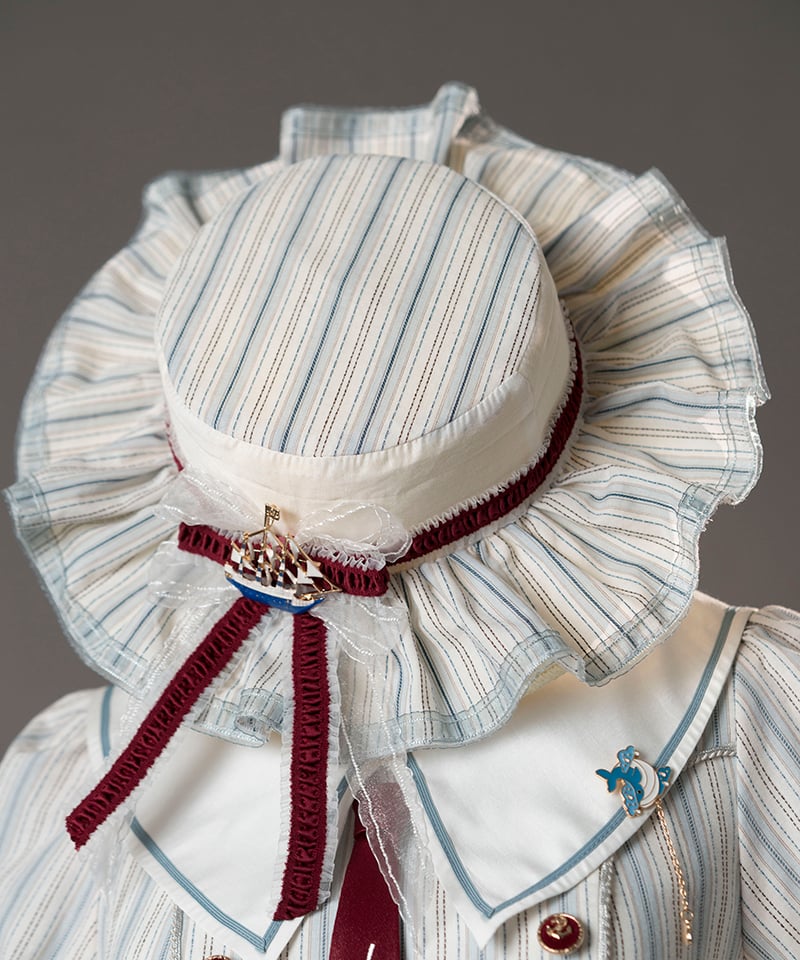 Fantastic Wind / サントリー二 マリン風レトロワンピース 2XL [LO118