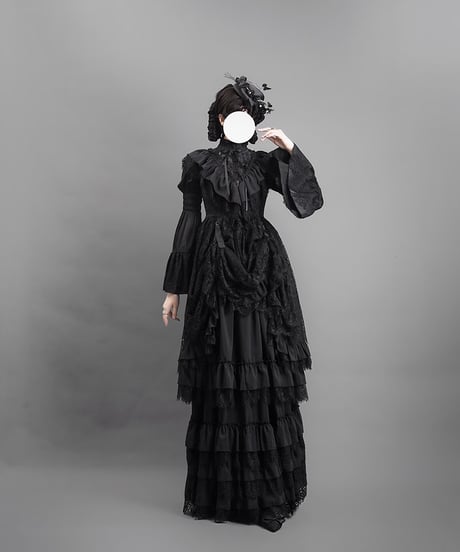 VantablackStudio / アマラ 未亡人のドレス ゴシック JSK, ブラウス, ペチコート [LO964]