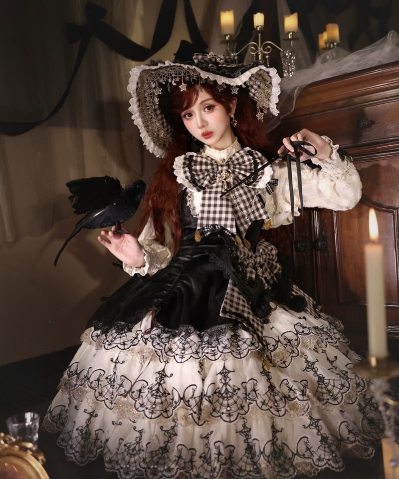 Bramble Rose / 四象魔女 ロリィタ ワンピース full set [LO82