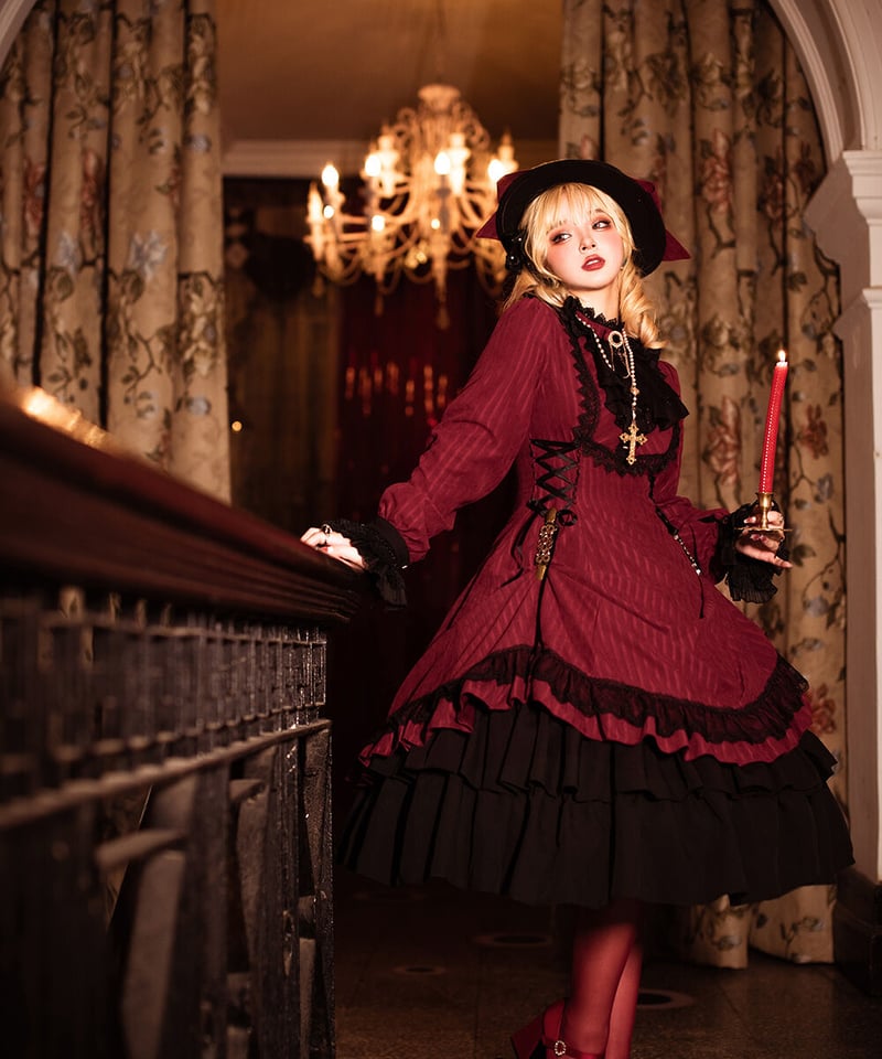 Miss Point / Point Manor クラシックロリィタ 長袖ワンピース