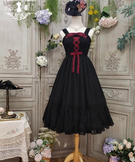 Miss Point 木香薔薇 1.0 レース/花柄 ロング ロリィタドレス JSK [LO281]