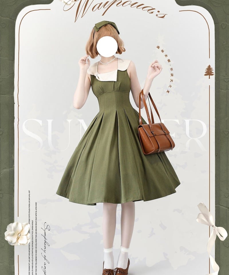 Forest Wardrobe ワイポウアの夏 ノースリーブOP＋ショート