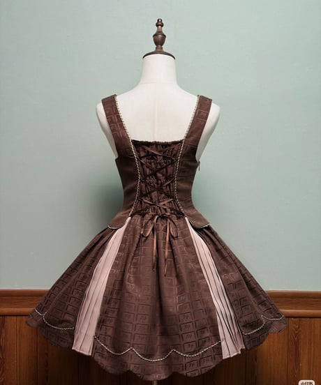 Alice Girl /  くまショコラビスケット ロリィタドレス JSK、SK、ブラウス、ジャケット⑥ [LO1525]