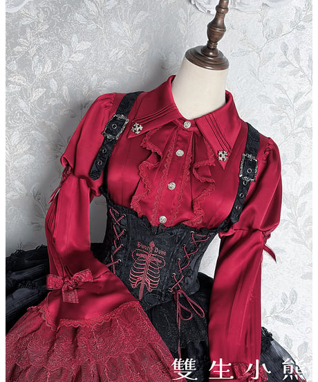 Twin Bears /  黒霧の幽宴 ロリィタドレス JSK、ブラウス⑦ [LO1513]