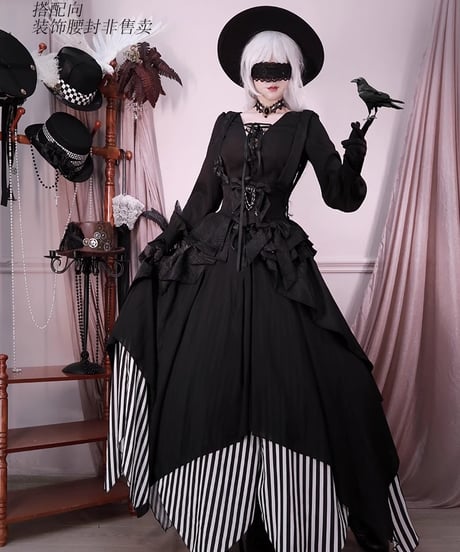 VantablackStudio / Wednesday Addams Manor ゴシック SK, ブラウス, ジャケット [LO919]