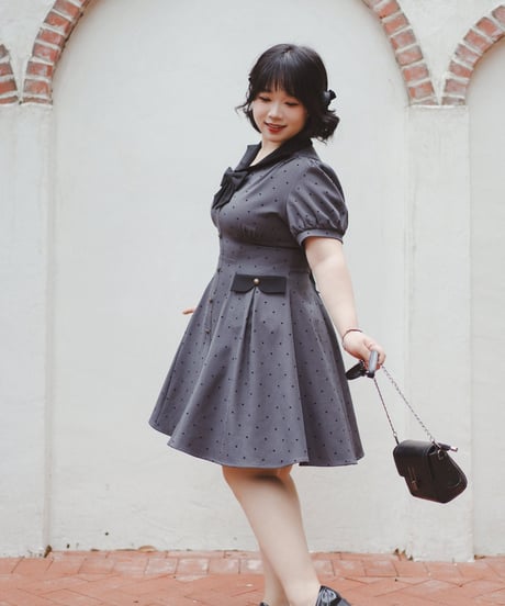 Forest Wardrobe 森林ポルカドット ワンピース [LO1419]