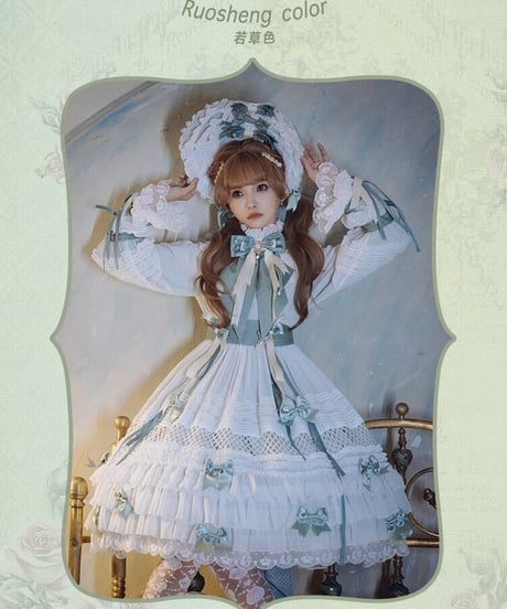 Classical Puppets 少女人形 十女 The Dolly Girl 植物園バージョン ワンピース＋ボンネット[LO482]
