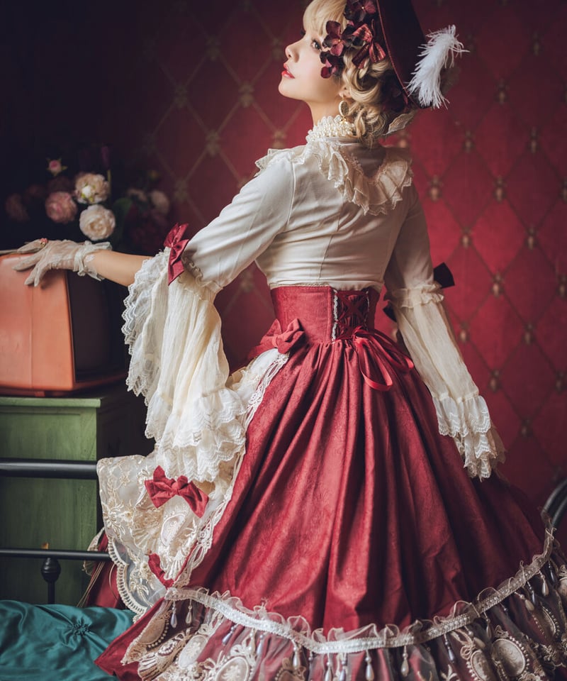 Miss Point エリザベス ハイウエストコルセットスカート [LO222] | Ros