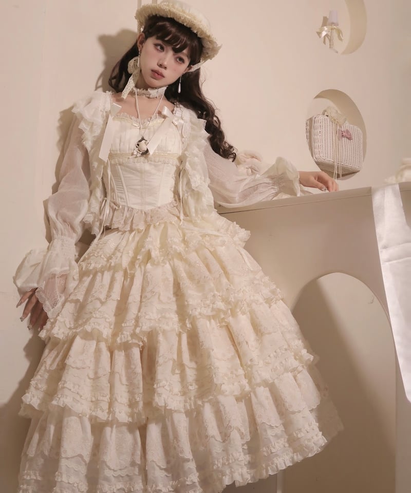 WF Lolita / Miss Flora ロングSP ロリィタドレス スカート WF Lolita / Miss Flora ロングSP ロリィタドレス スカート