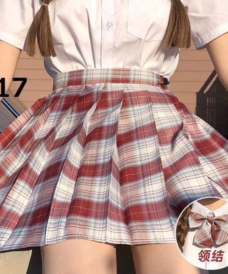 JK制服 スカート リボン セット  [SK83]