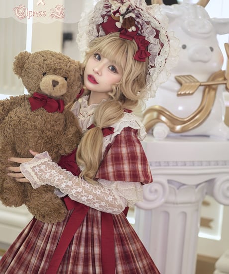 Elpress L "Hi, Mom" コラボ 豪華版 ロリィタドレス+ボンネット[LO358]