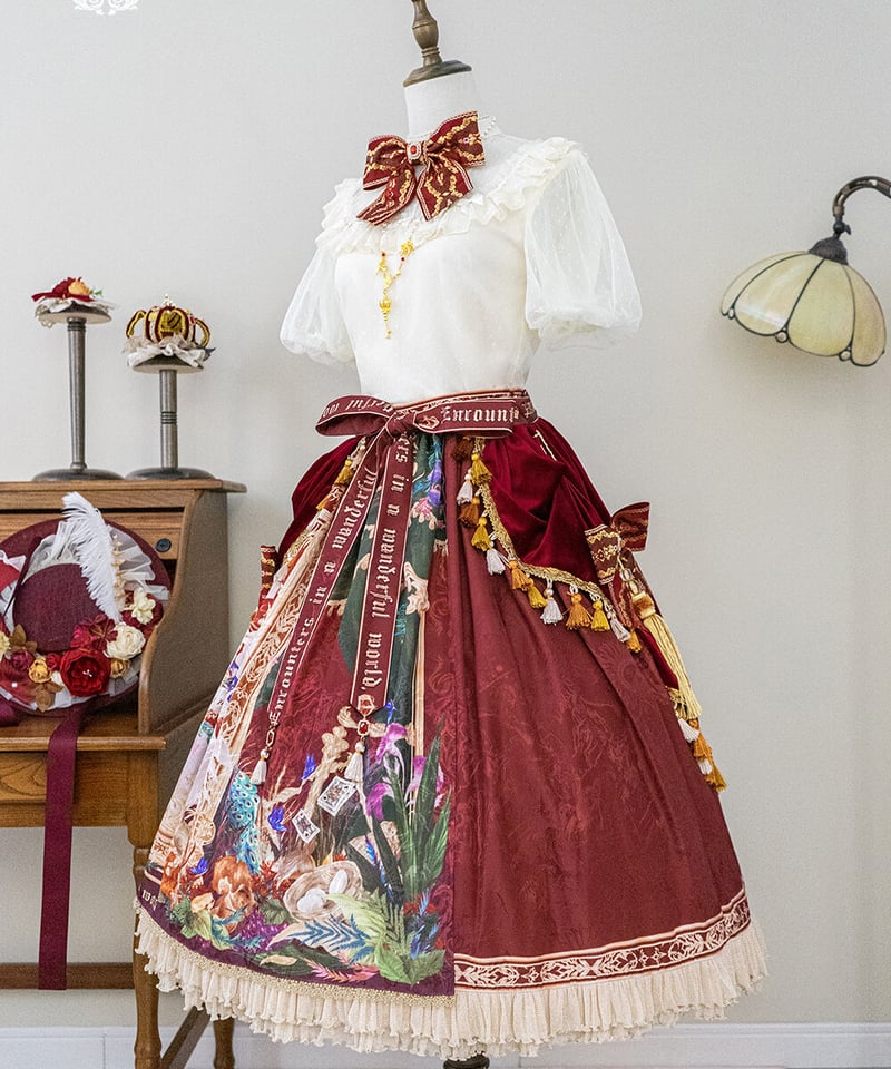 Miss Point 万華鏡 ロリィタドレス ベルベットオーバースカート [LO694