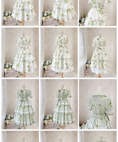 Beleganty Lolita / Pearl and Lily 半袖ワンピース ロング [LO578]