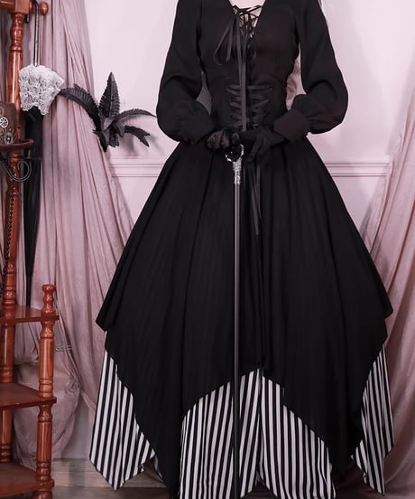 VantablackStudio / Wednesday Addams Manor ゴシック SK, ブラウス, ジャケット [LO919]