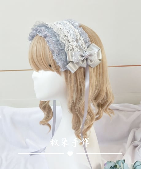 ロリィタ ヘッドドレス ライトグリーン  [LO100-11]