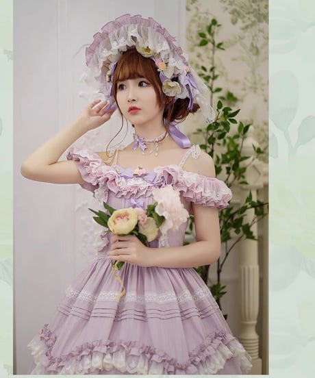Lucy and  Lory / Pastoral roaming クラシック コットンロング ロリィタドレス JSK [LO860]