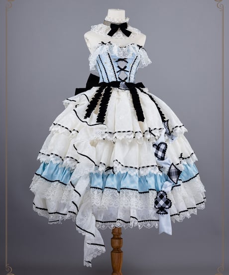 HinanaQueena  夢の国のアリス ロリィタドレス セット [LO830]