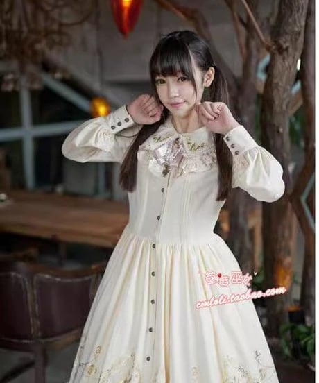 草莓巫女 Alice in Wonderland ロリィタ ワンピース, JSK  [LO799]