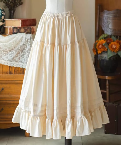 Forest Wardrobe /  悠久の森 ストライプワンピース、ペチコート [LO1578]