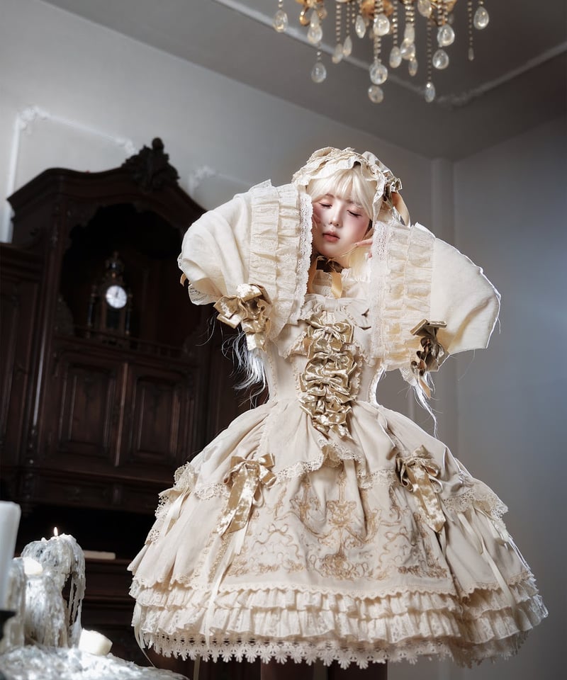 bramble rose Lolita いちご JSK Lサイズ 新品未使用 Qi Lolita OP Dress Chinese Style Lolita JSK