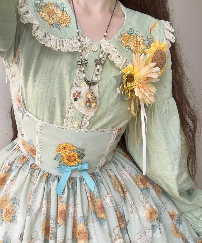 Miss Point 向日葵の庭園 ロリィタドレス コルセットJSK