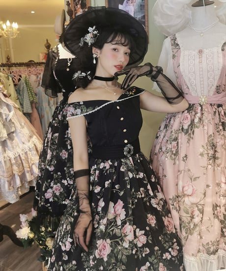 Miss Point フレンチローズ クラシックロリィタ ドレス JSK [LO290]