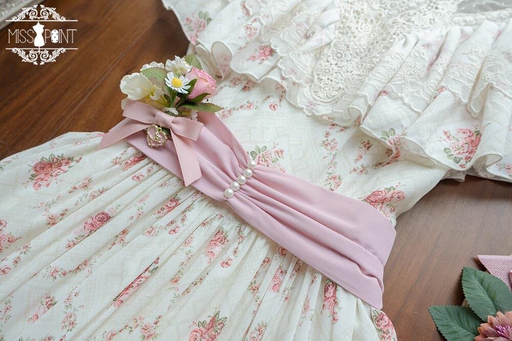 Miss Point 木香薔薇 2.0 花柄 ロング ロリィタドレス Miss Point 木香薔薇 2.0 花柄 ロング ロリィタドレス