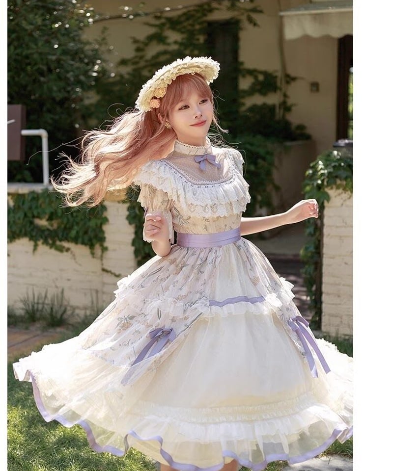 with PUJI Letter and Poetry シリーズ 四季の花序 ロリィタ エ