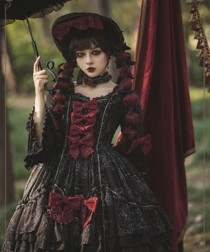 HinanaQueena ROCOCO ロリィタドレス ワンピース ロング full set