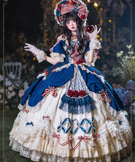 HinanaQueena  鏡の中のプリンセス ロングドレス フルセット [LO969]
