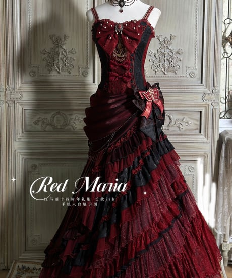 Red Maria 14周年記念ドレス アマデウス JSK セット [LO1270]