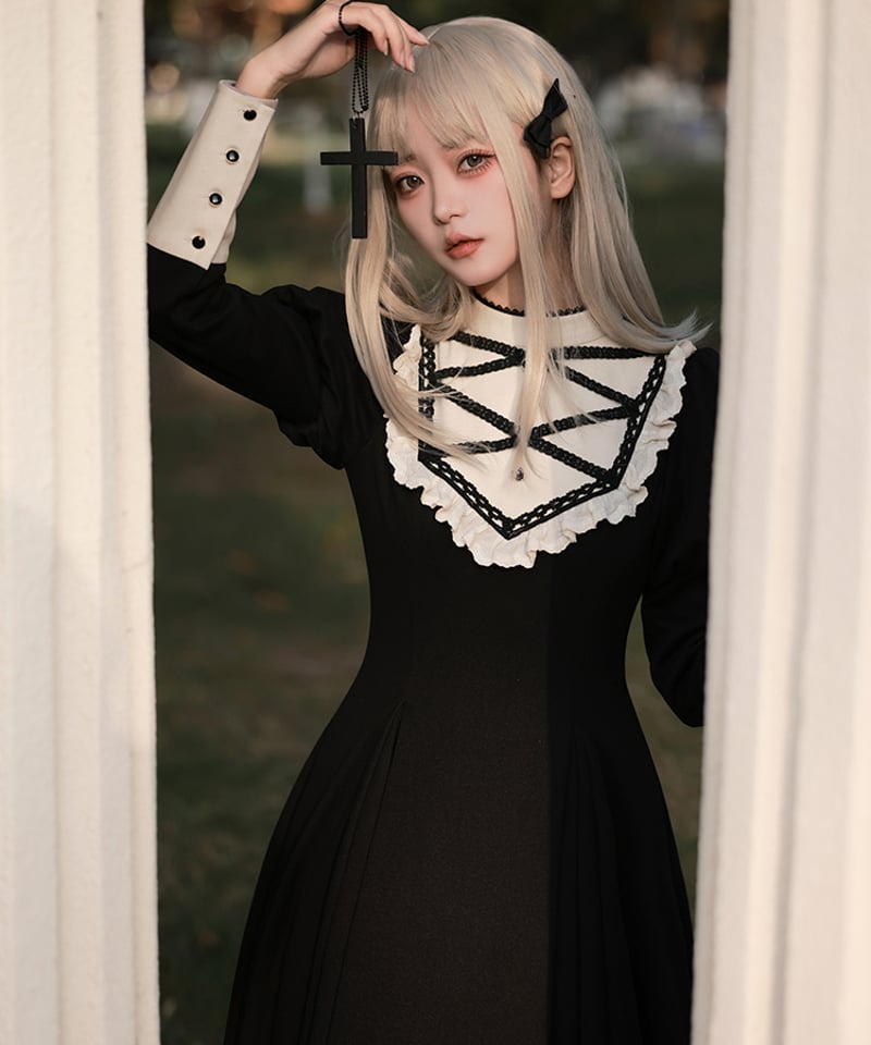 with PUJI / トワイライトレター ロリィタドレス ワンピース with PUJI / トワイライトレター ロリィタドレス ワンピース