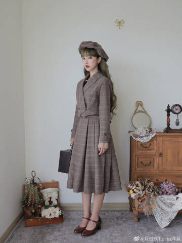 BABY Anniversaryスカート＋ベレー帽セット お取り寄せ]アガサ事件簿 ジャケット、ブラウス、スカート、ベレー帽4