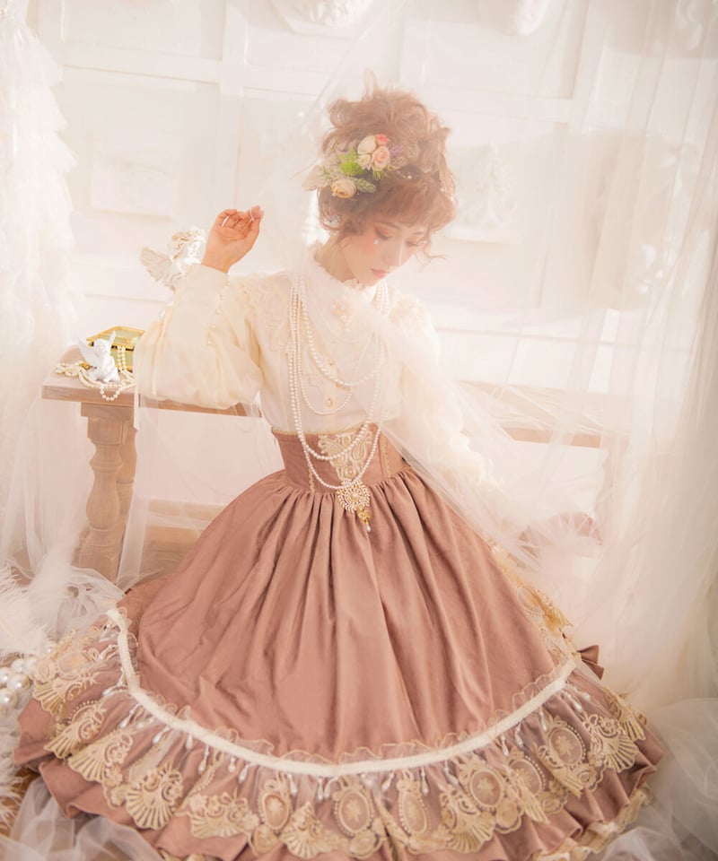 Miss Point エリザベス ハイウエストコルセットスカート [LO222] | Ros