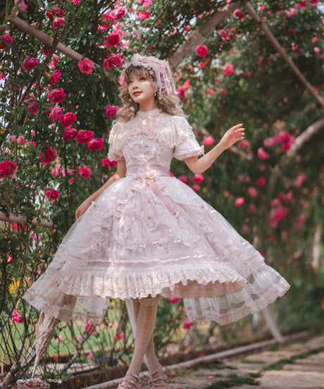 二匹の田園猫Lolita / Territory of Sunset 普通版 ロリィタドレス ワンピース  フルセット[LO522]
