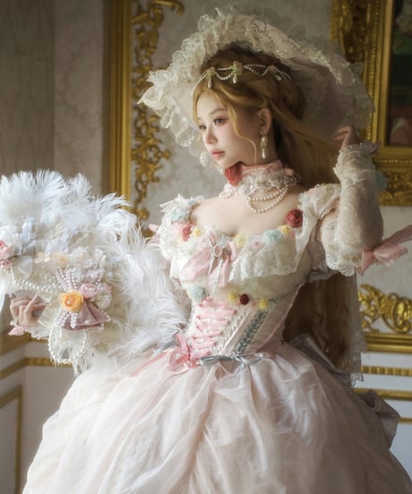 HinanaQueena / Tree Peony ロングドレス ウエディングドレス ワンピース 単品 [LO1115]