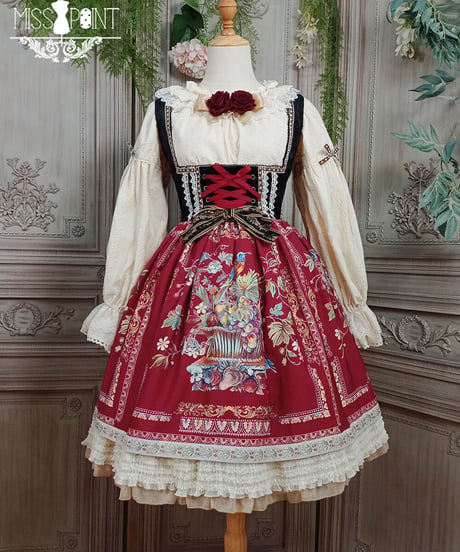 Miss Point 豊作賛歌 バイエルン風 ベルベットコルセットJSK ショート [LO390]
