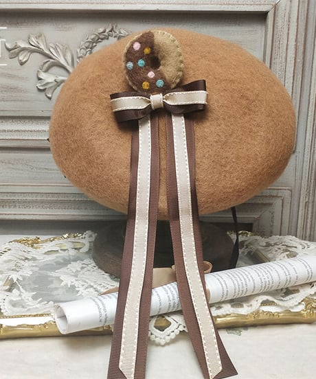 Miss Point チョコレートデイリー ロリィタ 帽子/ベレー帽/カチューシャ  [LO364]