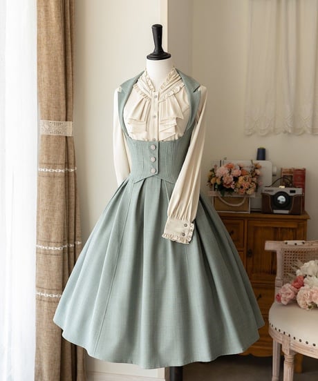 Forest Wardrobe 森林知秋 コルセットJSK、ブラウス [LO877]