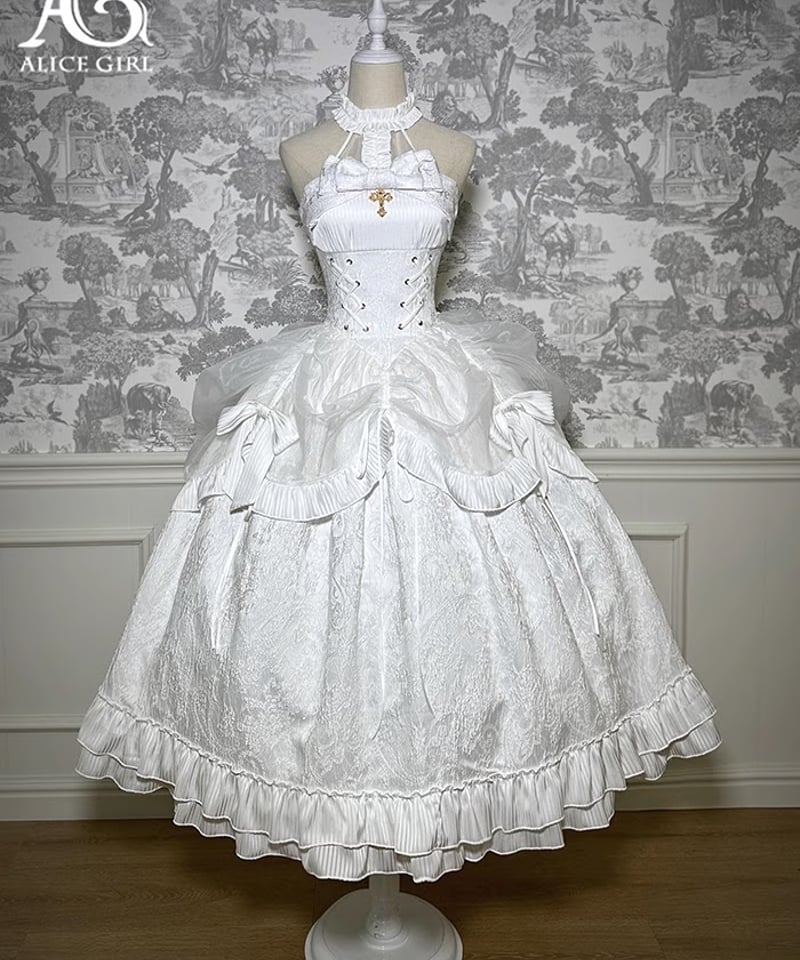 Alice Girl / Mystery Doll ロリィタ ホルターネック ワンピース Alice Girl / Mystery Doll ロリィタ ホルターネック ワンピース